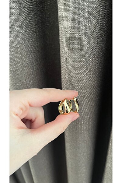 ATELİER GİZEM Xuping kadın kararmaz 14 k gold çelik küpe