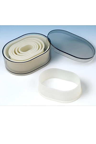 Bezos Volovan Set Plastic Oval Flat 7 Pieces