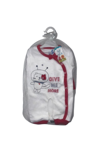 GENERAL طقم مواليد بناتي مكون من 4 قطع - يأتي بعدة أشكال 0-3 شهر