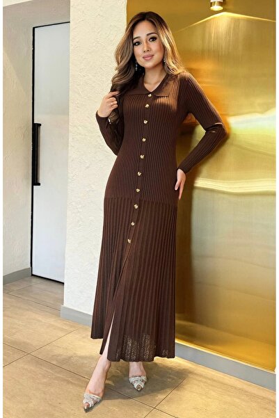 Abalı Yeni sezon kışlık üzün elbise