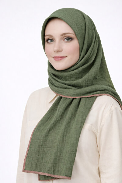 mim eşarp cu vipușcă șal de culoare uni din muselină 90x190cm