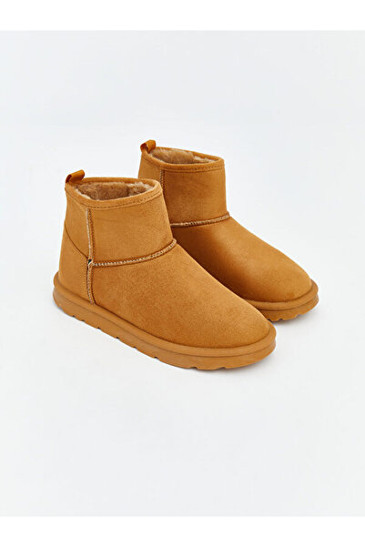 LC Waikiki Esvab • Modern & Distinctive Suede-Look Sheepskin Girls' Boots
