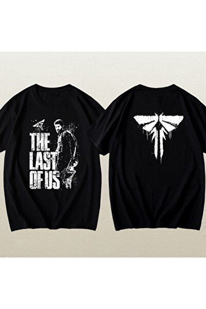 Vordevia تي شيرت The Last of Us مطبوع باللون الأسود للجنسين، تي شيرت أساسي مر...