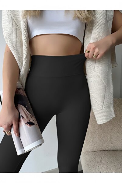 CRNSSWİMWEAR Corset Tights - Body Shaping and Slimming Black Tights