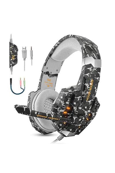 Alim Gaming Headset Pro G9000, RGB light headphone with Microphone Sound Bass...