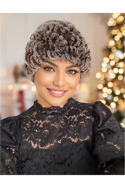 Confortino Elegant and warm Alise fur hats - universal size, padded