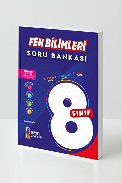 İsem Yayıncılık 8. Sınıf Fen Bilimleri Soru Bankası Yeni Nesil Sorular (2026 ...