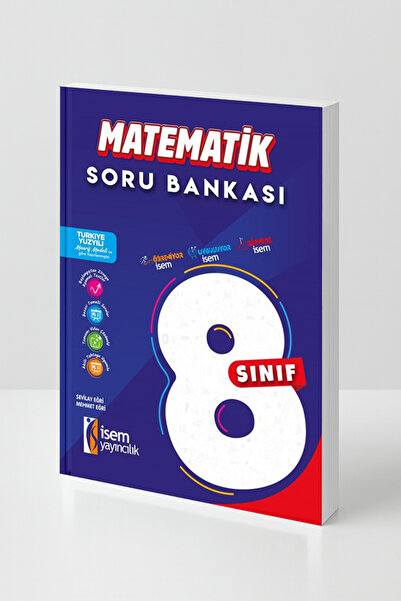 İsem Yayıncılık 8. Sınıf Matematik Soru Bankası Yeni Nesil Sorular (2026 BASKI)
