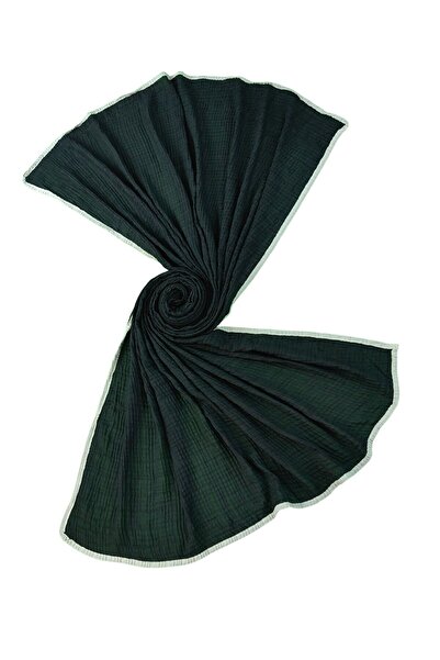 mim eşarp Piped Muslin Solid Color Shawl 90X190Cm