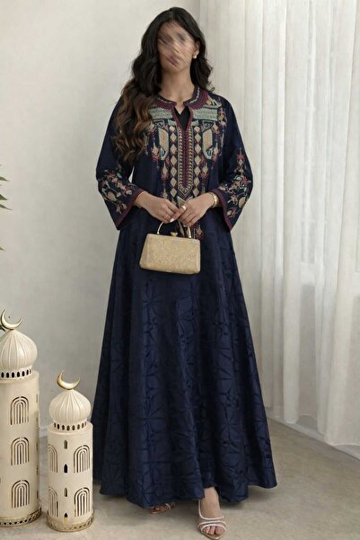 TOP BERLANTY Flared jalabiyas with luxurious traditional embroidery