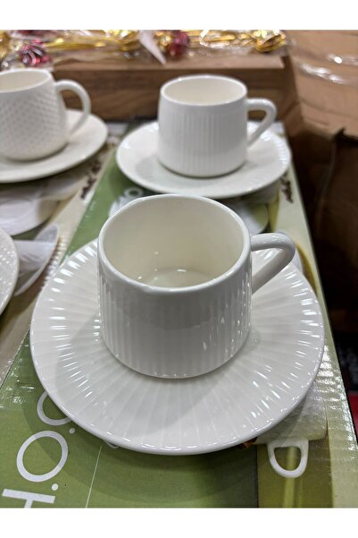 MİEN 6lı porselen kahve fincan