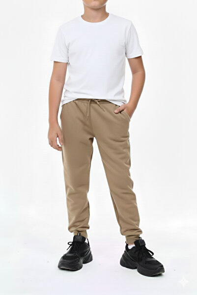 LYZALÜXEN Bej renk okul eşofman 9&10&11&12&13&14&15&16&16 yaş arası compakt