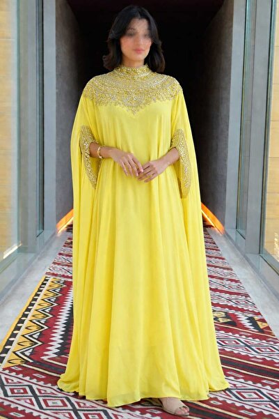 TOP BERLANTY Royal "Keep" Jalabiya with luxurious crystal embroidery