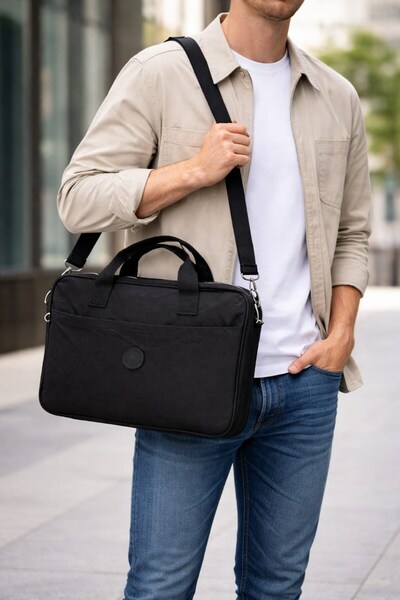 RKY SERENITY Sanmorris Unisex Klinkir Dark Gray Color Waterproof Crossbody Ba...