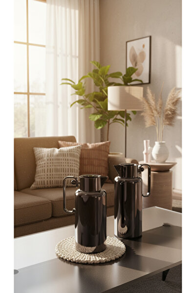 Generic 1-liter tea or coffee thermos set