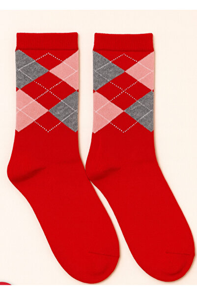 Katia&Bony Children's Plaid Patterned Socks