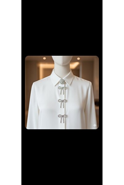 Zanora 4lü kadın set broş gömlek hırka broş