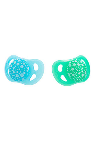 Twistshake 2-Pack Pacifier Blue Green 0-6 Months (4 Pcs)