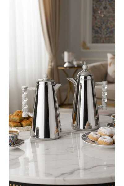 Generic 1-liter tea or coffee thermos set