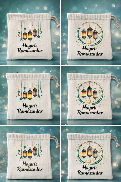 EGE DESIGN BAYRAM HARÇLIK KESESİ 13 X 15 ÖLÇÜLER TOPLAM 6 ADET