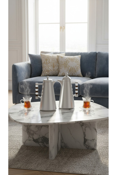 Generic 1-liter tea or coffee thermos set