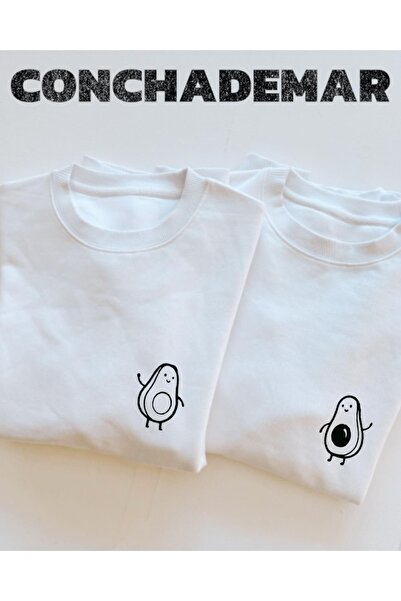 Vordevia Tricou supradimensionat cu imprimeu avocado, pachet de 2, combinație...