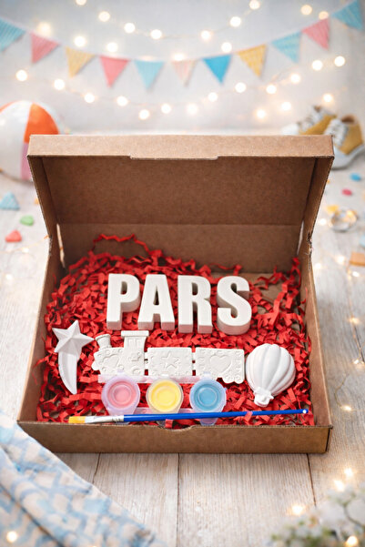 candeladeterra Kişiye Özel İsimli Boyama Seti – Dekoratif Harf & Figürlü Çocu...