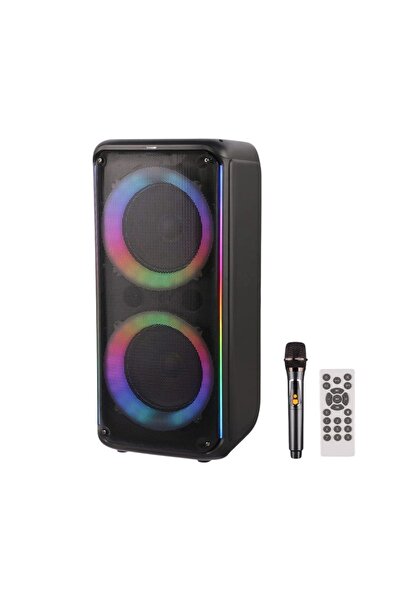 Generic Portable 8 Inch Bluetooth Speaker with RGB Light & Microphone Ideal f...