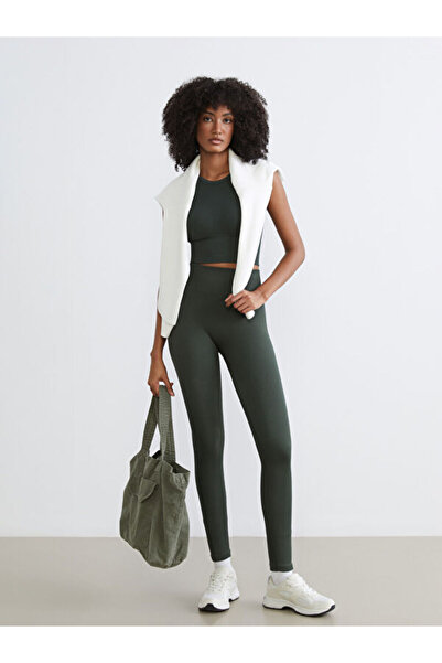 LC Waikiki Selections I Beli Corded Ribbed Women's Sports Leggings from Freez...