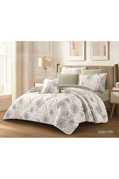 HOURS طقم مفرش نفر ونفر ونص صيفي ملكي مايكروفايبر 5 قطع مقاس اللحاف 170*230سم