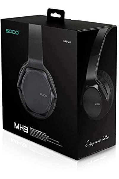 Sodo New Generation MH3 Wireless Headphones, 2 in 1, Twist ONE Side to Make B...