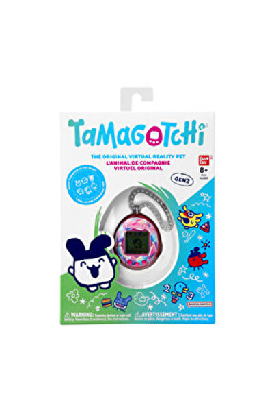Tamagotchi Orijinal Sanal Bebek Pembe Mücevher Deseni (4 ADET)