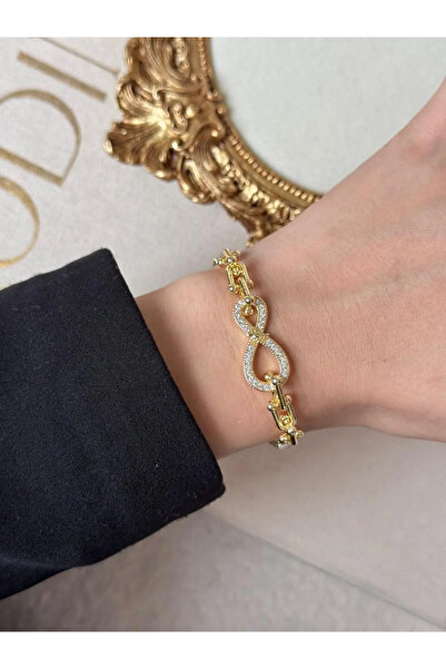 LEROSY CO. Special Series Zircon Stone Infinity Bracelet