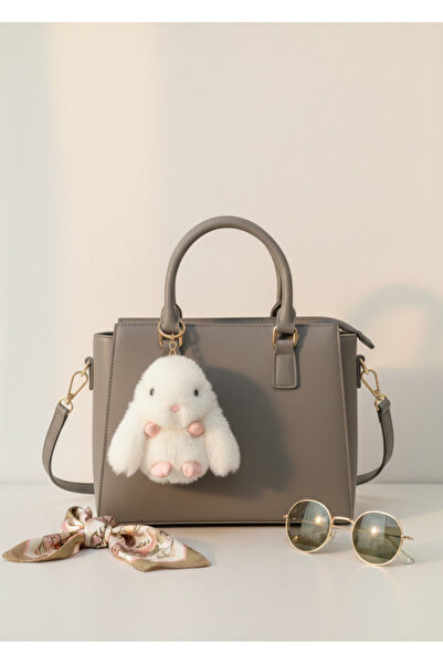 D&D Storee Peluş Tavşan Çanta Charmı Modern Tasarım Aksesuar