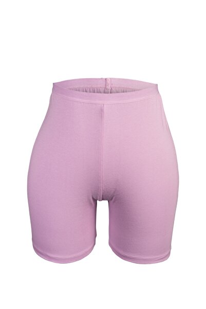KAİZEN 3-piece women's boxer shorts, light purple, modal fabric