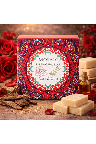 Mosaic Gül & Ud Sabunu 2 Adet
