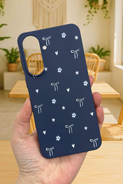 Vip Case Samsung Galaxy A37 Compatible Mini Bow Patterned Silicone Shock Abso...