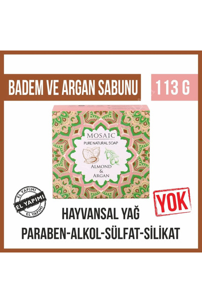 Mosaic Badem & Argan Sabunu 2 Adet