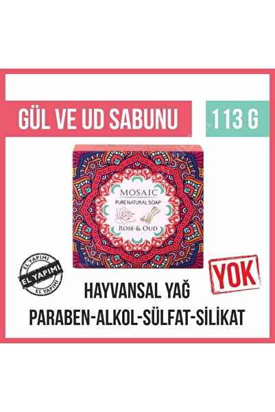 Mosaic Gül & Ud Sabunu 2 Adet