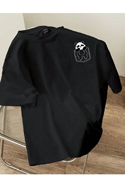 PENTHİLUS Unisex Oversize T-Shirt - Digital Printed Cotton Oversize T-Shirt