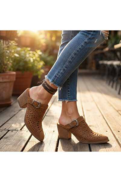 Frosty Taba Süet Terlik