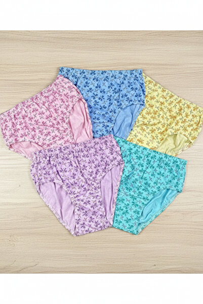 LYZALÜXEN ANNE KÜLOT 6 adet ÇİÇEK DESENLİ ASORTİ RENK 6 LI ADET