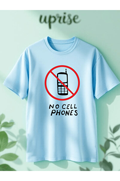 Vordevia No Cell Phones Gilmore Girls Printed Cotton Oversize T-Shirt