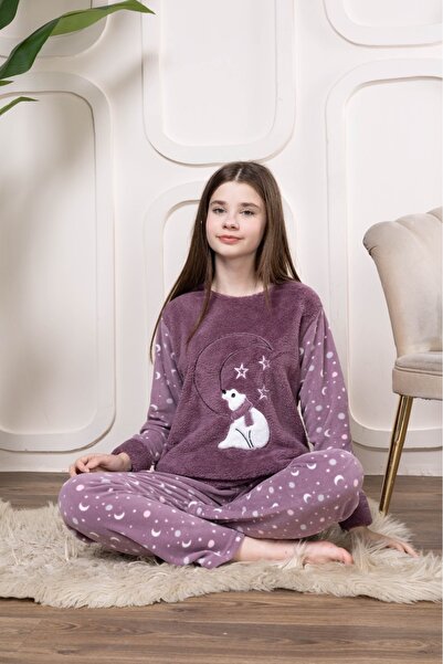 Pyjama Familya Зимен комплект от полар с мотиви за момичета