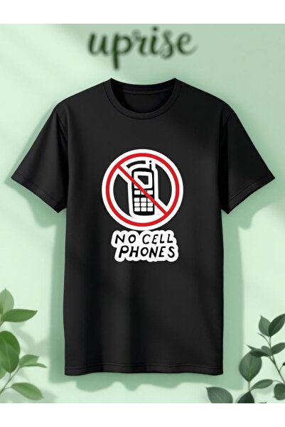 Vordevia No Cell Phones Gilmore Girls Printed Cotton Oversize T-Shirt