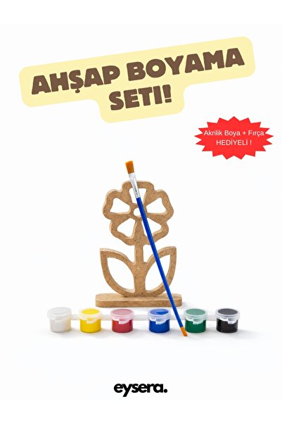 eysera Wooden Painting Set – Children's Activity & Hobby Toy, Montessori Educ...