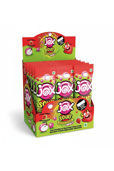 HAYLAZ Ekşi Çilek Aromalı Yumuşak Çiğnenebilir Şeker - 24 Adet Avantajlı Pake...