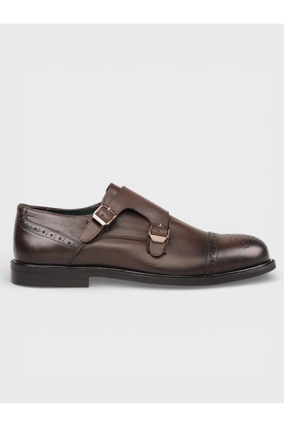 Sadık Yılmaz Men's Summer Classic Shoes - 146 4104 - Brown