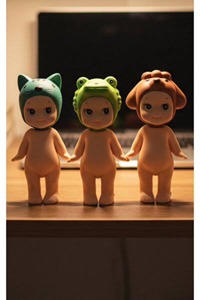 labubu sepeti 5 Adet Sonny Angel ayakta duran model hayvan serisi