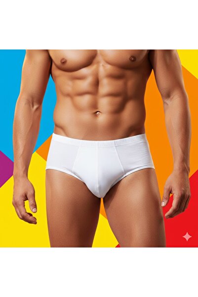 TEKKAPLAN Men's Single Jersey Slip Underpants 6-Pack